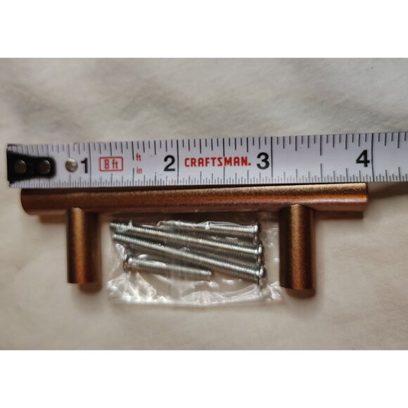 Nizado 2.5" Cabinet Handles Rose Gold Drawer Pulls Stainless Steel Hardware - Picture 6 of 9